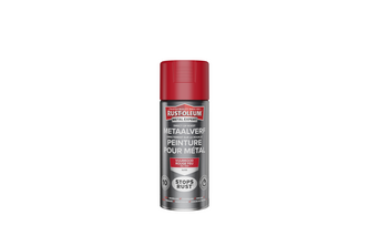 RUST-OLEUM Metal Expert Metaalverf Direct op roest hoogglans 400 ML, Vuurrood – RAL 3000