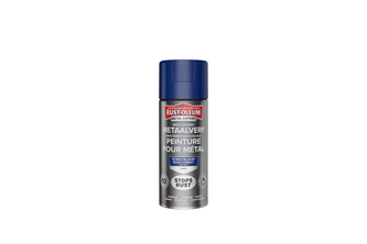 RUST-OLEUM Metal Expert Metaalverf Direct op roest hoogglans 400 ML, Kobaltblauw – RAL 5013