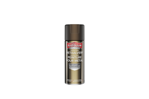 Rust-oleum metal expert decoratief gestructureerde metaalverf 400 ml, gietbrons