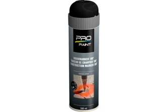 PRO-Paint Bouwmarker 180° 500 ML, Zwart