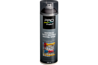 PRO-Paint Industrie Lak Deklaag 500 ML, Diepzwart, 9005 HG