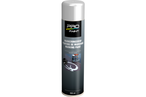 Pro-paint markeringsverf 600 ml, wit
