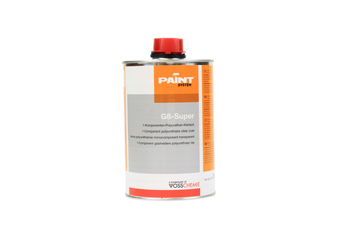 Vosschemie benelux paint g8 super polyurethaan hars met uv-filter 1 liter