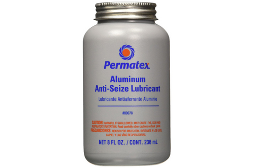 Permatex aluminium anti-seize lubricant with brush top bottle 236 ml, zilver