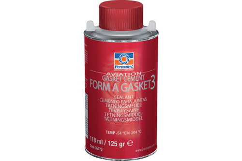 Permatex aviation form-a-gasket no. 3 sealant 118 ml, bruin