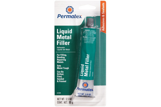 Permatex Liquid Metal Filler tube 99 GR, Zwart