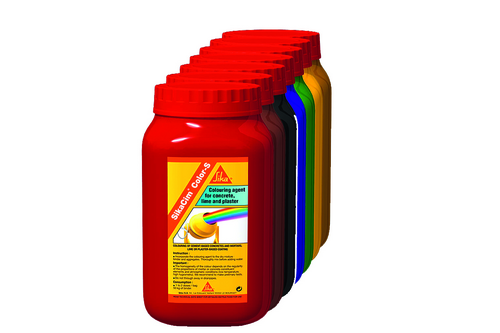 Sikacem color s 400 gr, geel, pot