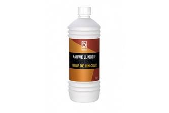 Bleko Rauwe Lijnolie 1 liter, Fles