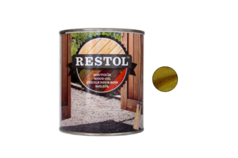 Restol Houtolie Zijdeglans 1 liter, Tuinhoutgroen