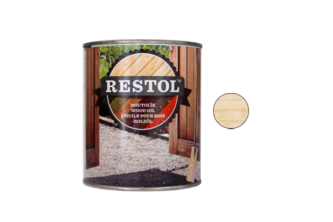 Restol Houtolie Zijdeglans 1 liter, Naturel UV Extra