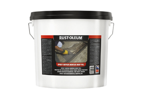 Rust-oleum 5190 epoxy reparatiemortel voor grote reparaties 25 kg, donkergrijs