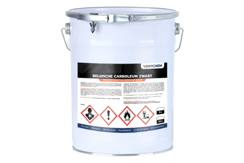 Verol verochem belgische carboleum zwart 5 liter, zwart