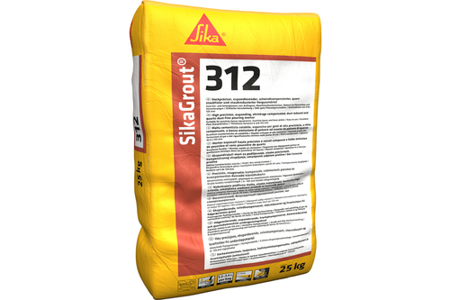 Sikagrout 312 cementgebonden gietmortel 25 kg, zak