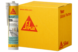 SikaSeal 106 Construction 12 stuks, 280 ML, Wit, Patroon
