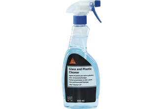 Sika Glass and Plastic Cleaner 500 ML, Lichtblauw, Sprayflacon