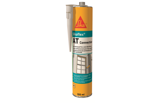 Sikaflex at connection bouwkit voor aansluitvoegen 1 stuk, 300 ml, grijs, patroon