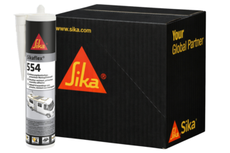Sikaflex 554 12 stuks, 300 ML, Wit, Patroon