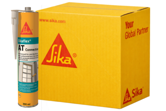 Sikaflex AT Connection bouwkit voor aansluitvoegen 12 stuks, 300 ML, Wit, Patroon