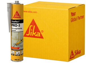 Sikaflex PRO 3 PURFORM vloeistofkerende vloerkit 12 stuks, 300 ML, Betongrijs, Patroon