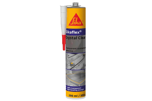 Sikaflex 112 crystal clear 300 ml, transparant, patroon