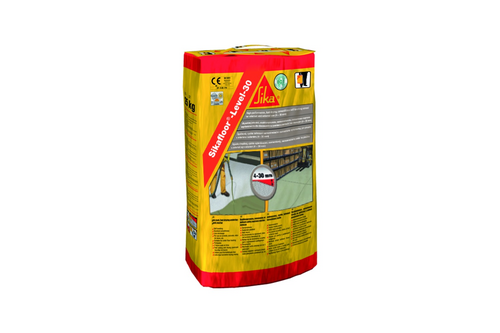 Sikafloor level 30 zelfnivellerende sneldrogende egalisatiemortel 25 kg, grijs, zak