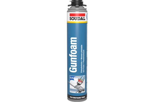 Soudal gunfoam 750 ml, champagne, bus