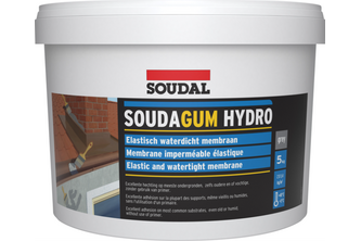 Soudal Soudagum Hydro 1 KG, Grijs, Emmer