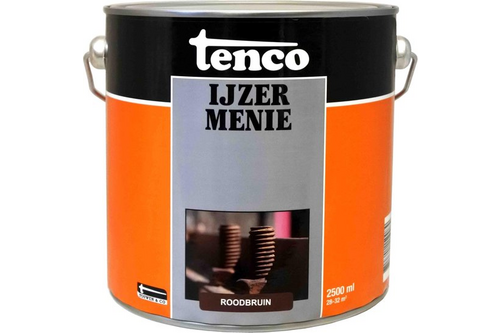 Tenco ijzermenie 2,5 liter, roodbruin, bus