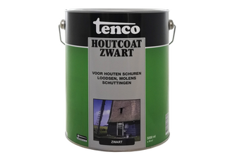 Tenco Houtcoat Zwart 5 liter