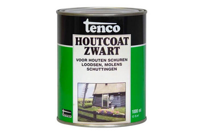 Tenco Houtcoat Zwart