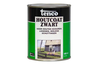 Tenco Houtcoat Zwart 1 liter