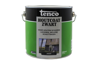 Tenco Houtcoat Zwart 2,5 liter