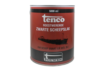 Tenco Scheepslak 5 liter 5 liter, Zwart