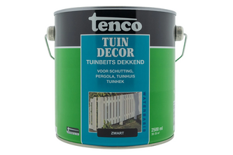 Tenco Tuindecor Dekkend 2,5 liter, Zwart, Bus