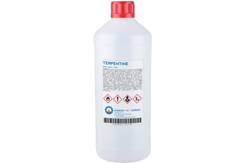 Terpentine 1 liter, fles