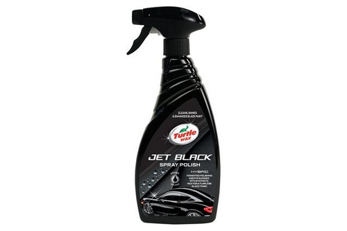 Turtle wax hybrid jet black spray polish 500 ml