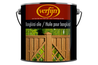 Verfijn Bangkirai olie 2,5 liter