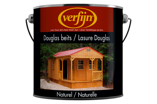 Verfijn douglasbeits 2,5 liter, naturel