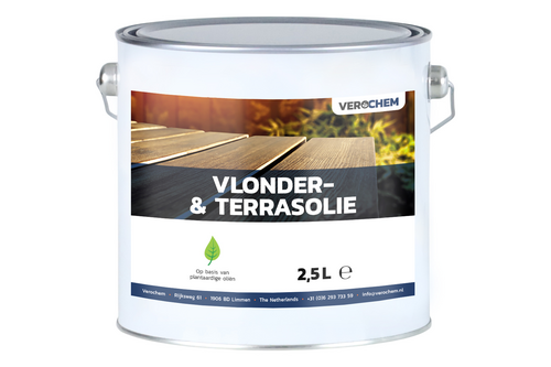 Verol verochem vlonder en terrasolie 2,5 liter, naturel