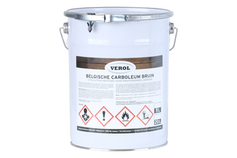 Verol Carboleum Bruin 5 liter, Bruin