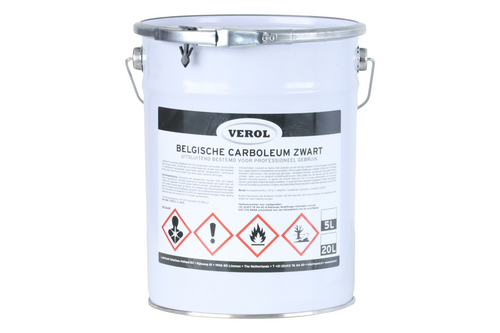 Verol carboleum zwart 5 liter, zwart