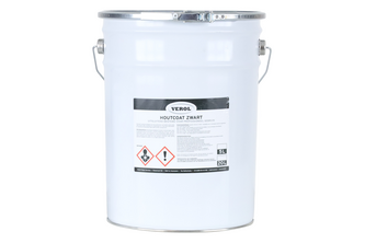 Verol Houtcoat Zwart 20 LTR, Zwart