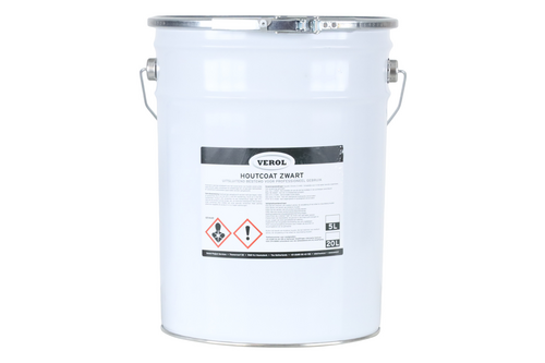 Verol houtcoat zwart 20 ltr, zwart