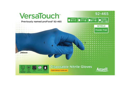 Ansell versatouch 92-465 nitrilhandschoen 100 stuks, large (9)
