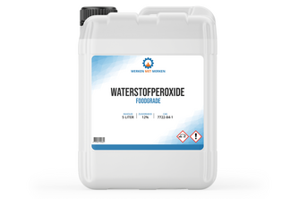Waterstofperoxide Foodgrade 12% 5 liter