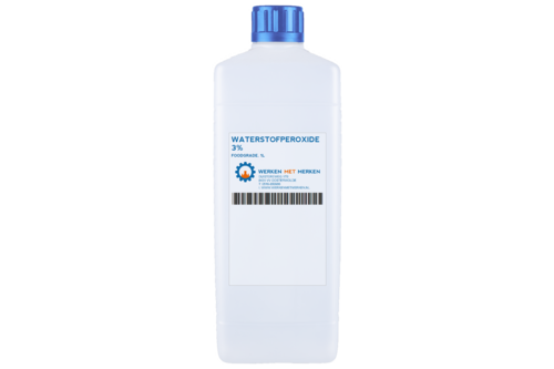 Waterstofperoxide foodgrade 3% 1 liter