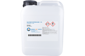Waterstofperoxide Foodgrade 3% 5 liter