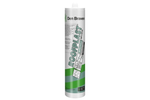 Zwaluw roofplast 310 ml, zwart, koker