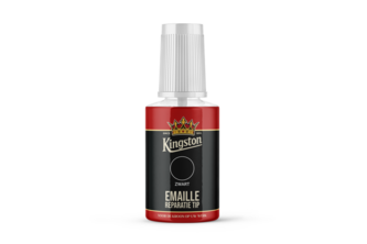 Kingston Emaille Reparatie Tip Hoogglans, 20 ML, Zwart, RAL 9005, Flacon met kwast