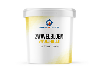 Zwavelbloem Poeder 3 KG, Emmer